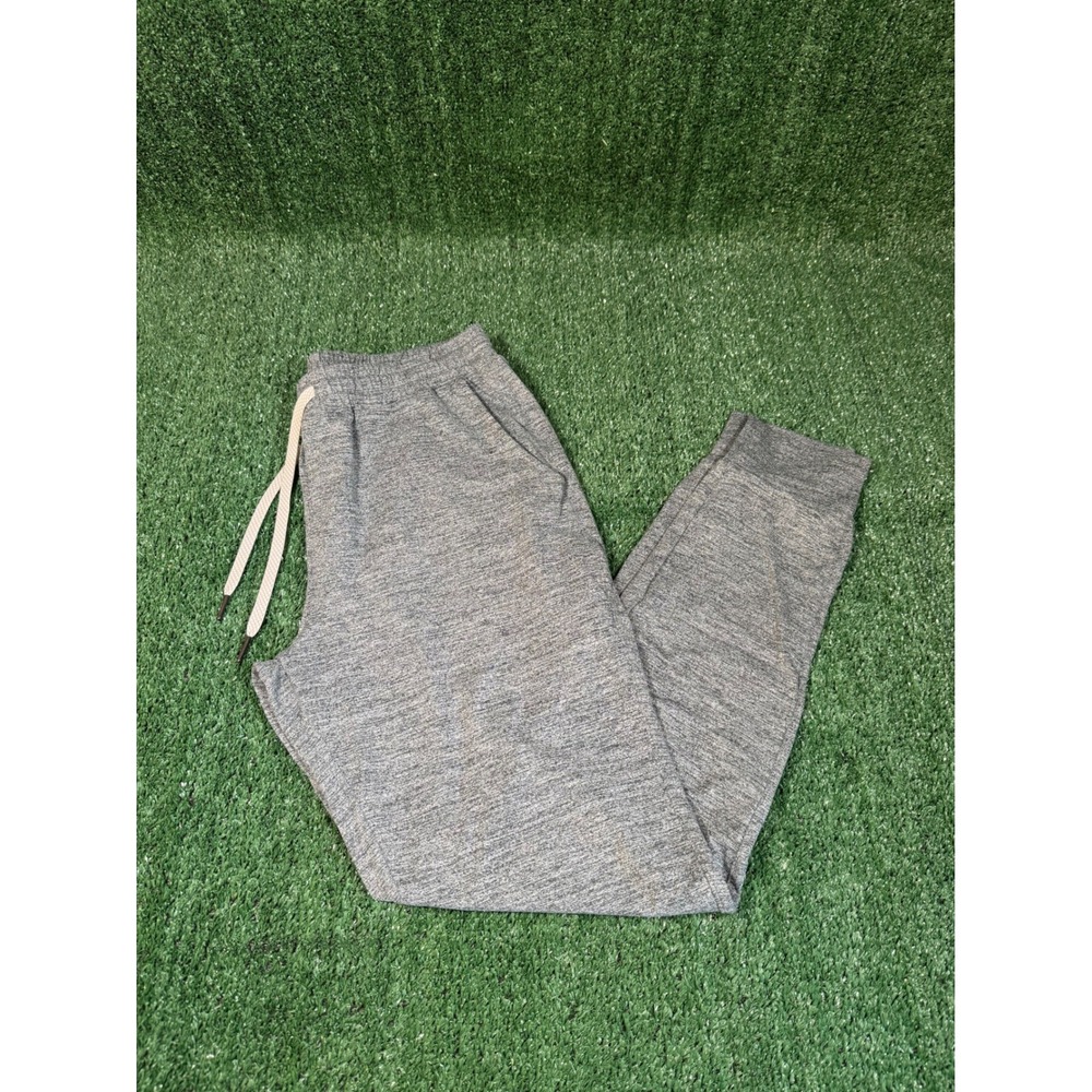 True Classic Grey Heathered Jogger Sweatpants Medium‎ Men Drawstring Pockets